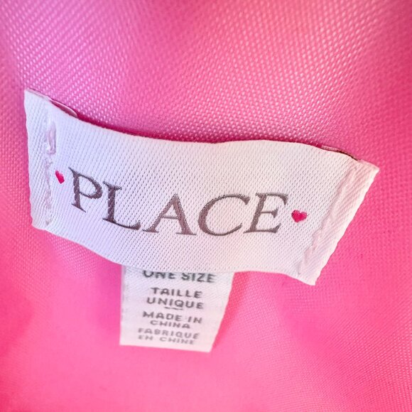 The Childrens Place Mini Backpack Girls Pink Sequin PomPom Adjustable/Top Handle - Picture 3 of 4